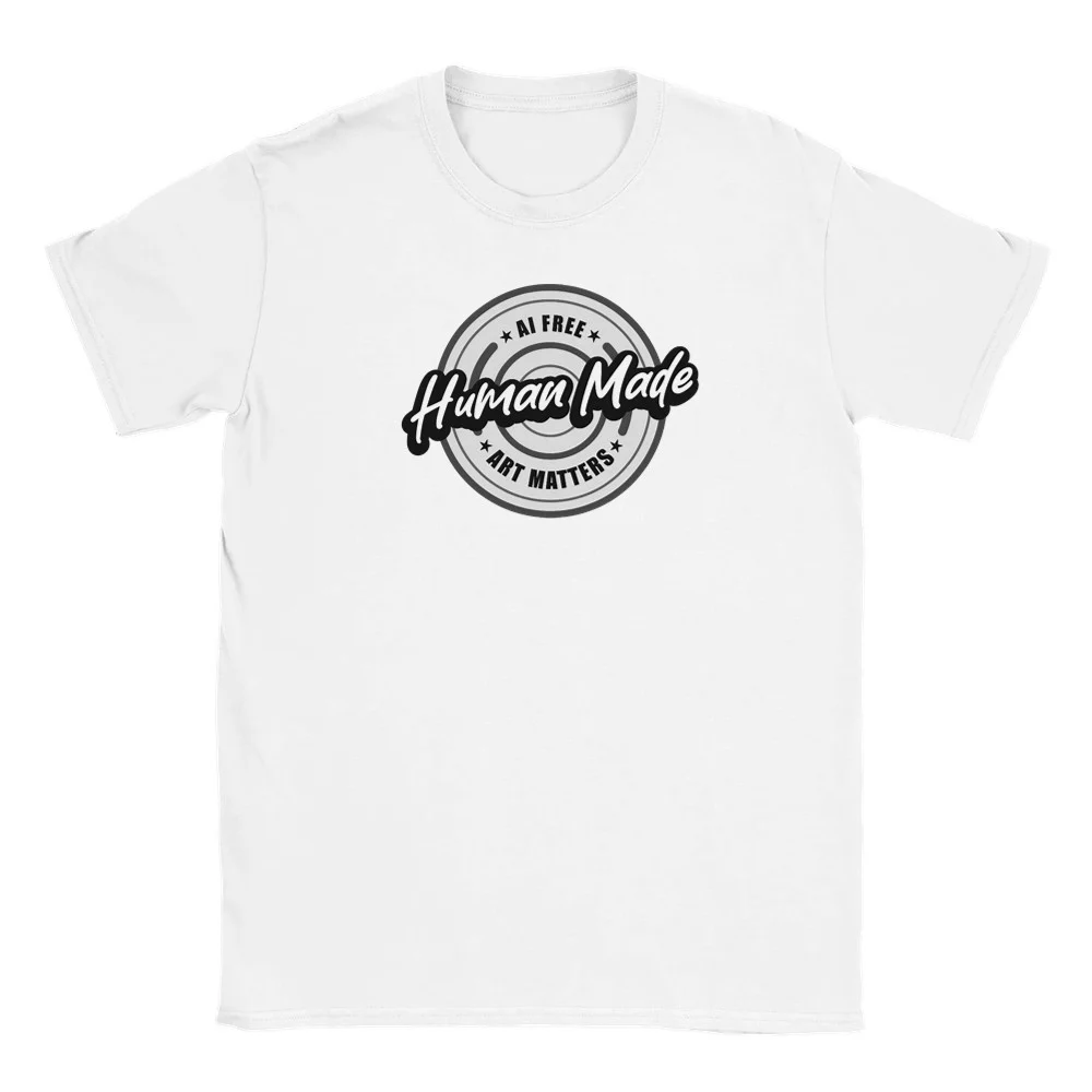 Human Made AI Free Art Matters T Shirt weiß