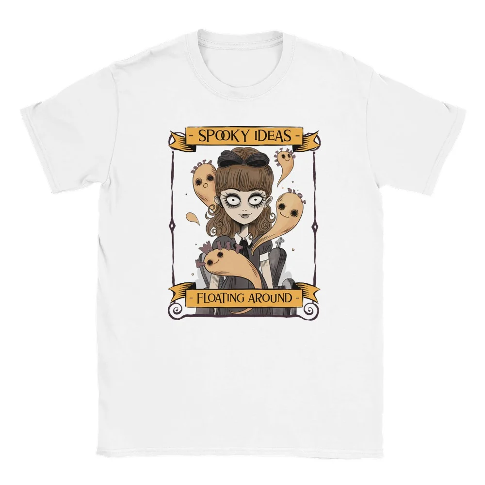 Spooky Ideas Floating Around T Shirt weiß